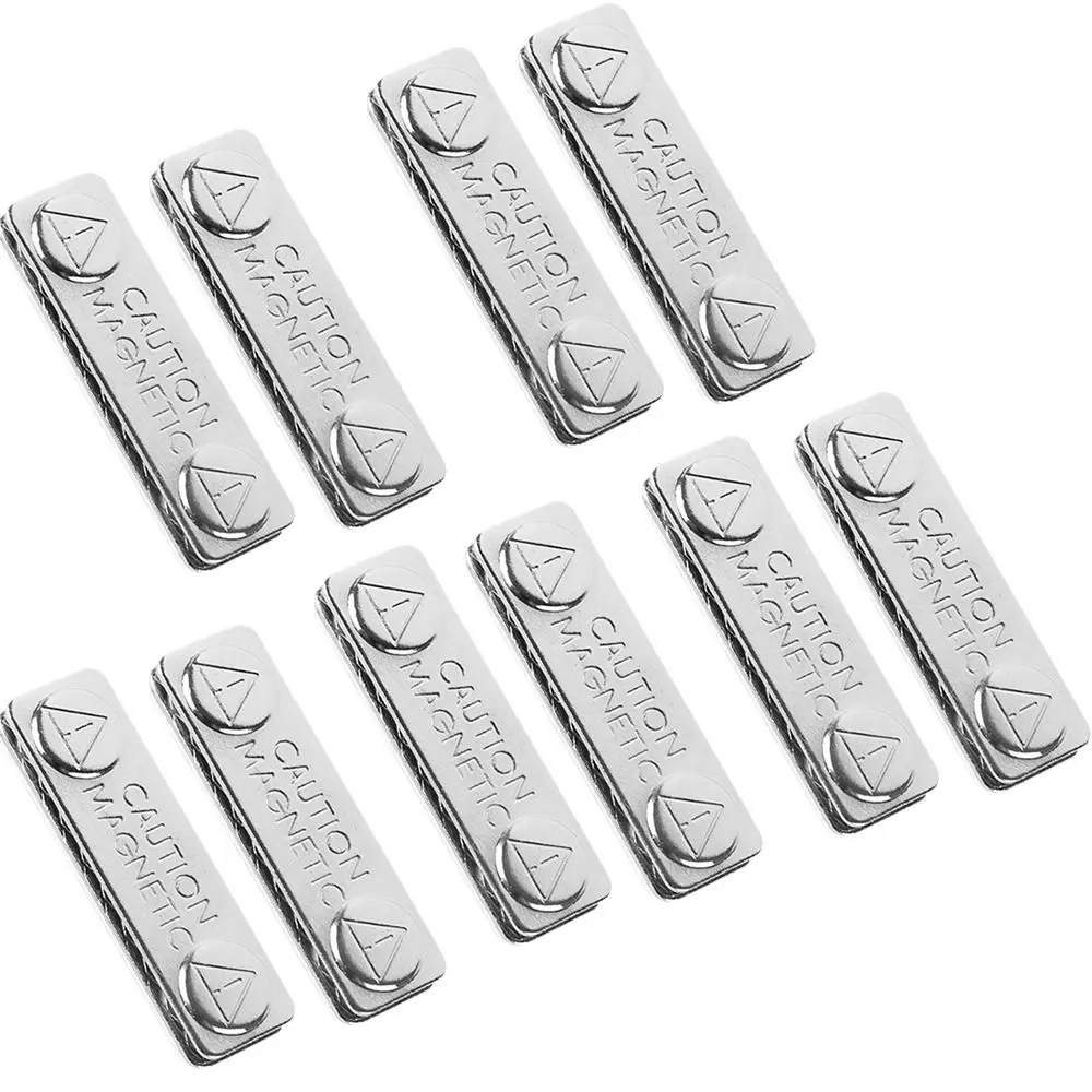 10pcs/set Useful Office School Business Case Card Sleeve Magnetic Name Badge Name Card Buckles Work Card Holders Tag Fastener