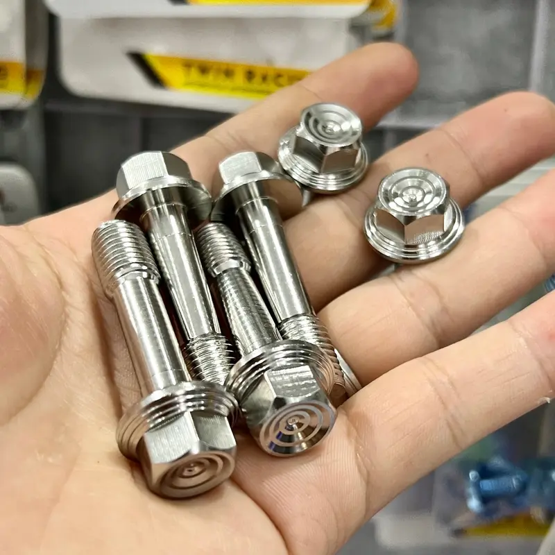 Ốc Hạ Phuộc Trước 10li Dài 4cm Nhiều Dòng Xe inox304 ( Mẫu Thái ) Phụ Tùng,Phụ Kiện 5