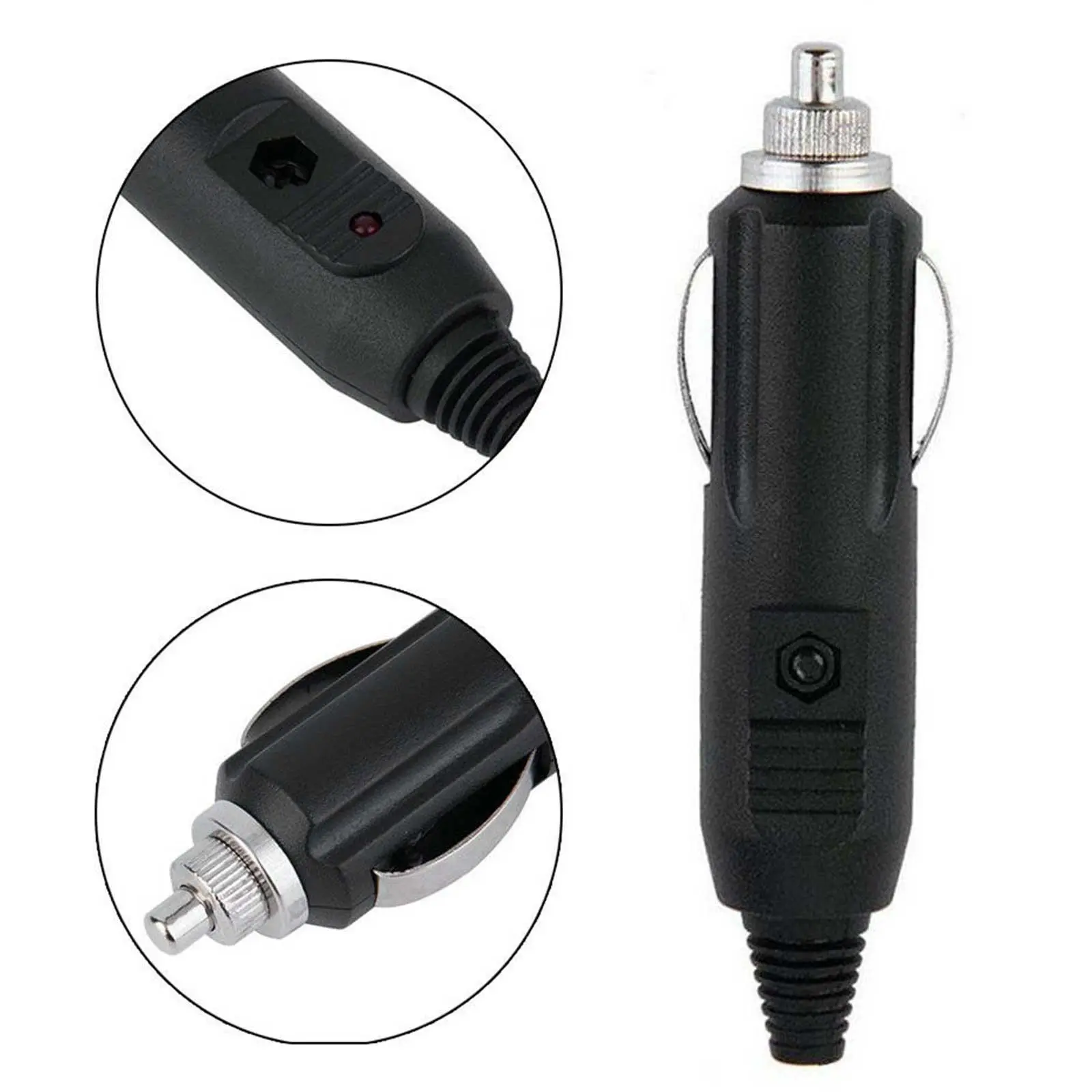 Bộ Chuyển Đổi ổ cắm trên ô tô, 12V24V, có đèn báo, cầu chì LED bên trong 20A, 12V, 12 Volt, dc, E3N8