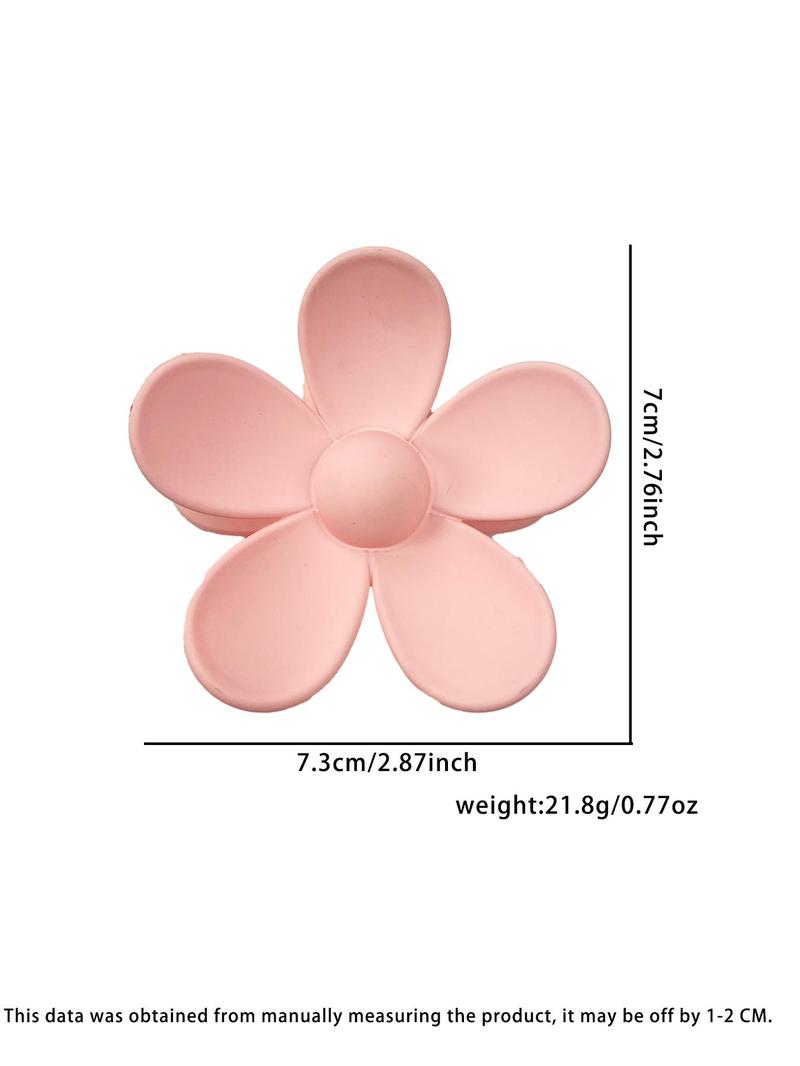 Product Introduction of Simple and Cute Flower Design Hair Claws, Summer 2024 Hair Accessories for Women for Party, Daily Clothing Decor, Minimalist Headwear Suitable for Thick Hair,  Gifts for Girlfriend 5