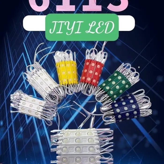 Cụm led hắt 3 bóng lồi JiYi các màu 12V 0