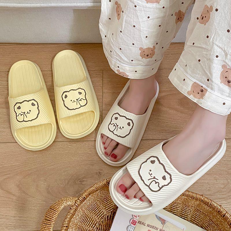 Dép Lê Mới Dễ Thương, Đế Mềm, Dành Cho Nữ, Mặc Nhà Và Mùa Hè, Dép Dễ Phối Đồ Thiết Kế Hoạt Hình, Eva Chống Trượt Và Khử Mùi, 2024 8