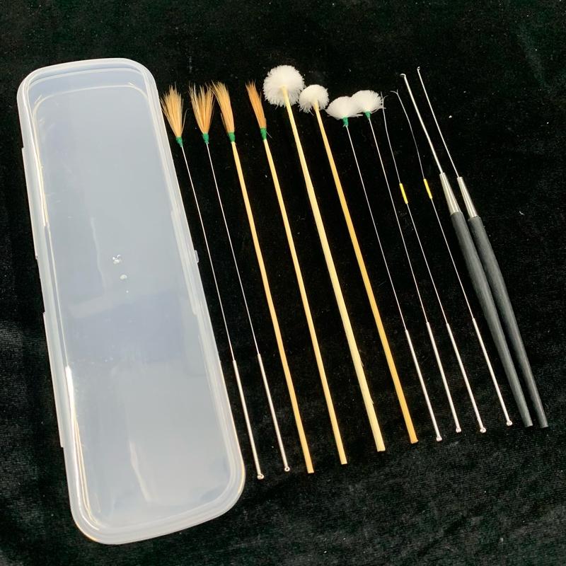  SÉT 12 CÂY LÔNG NGOÁY TAI THƯ GIÃN   Tặng Hộp Đựng     Dùng Để Ngoáy Tai Thư Giãn    Ngoáy Tai  