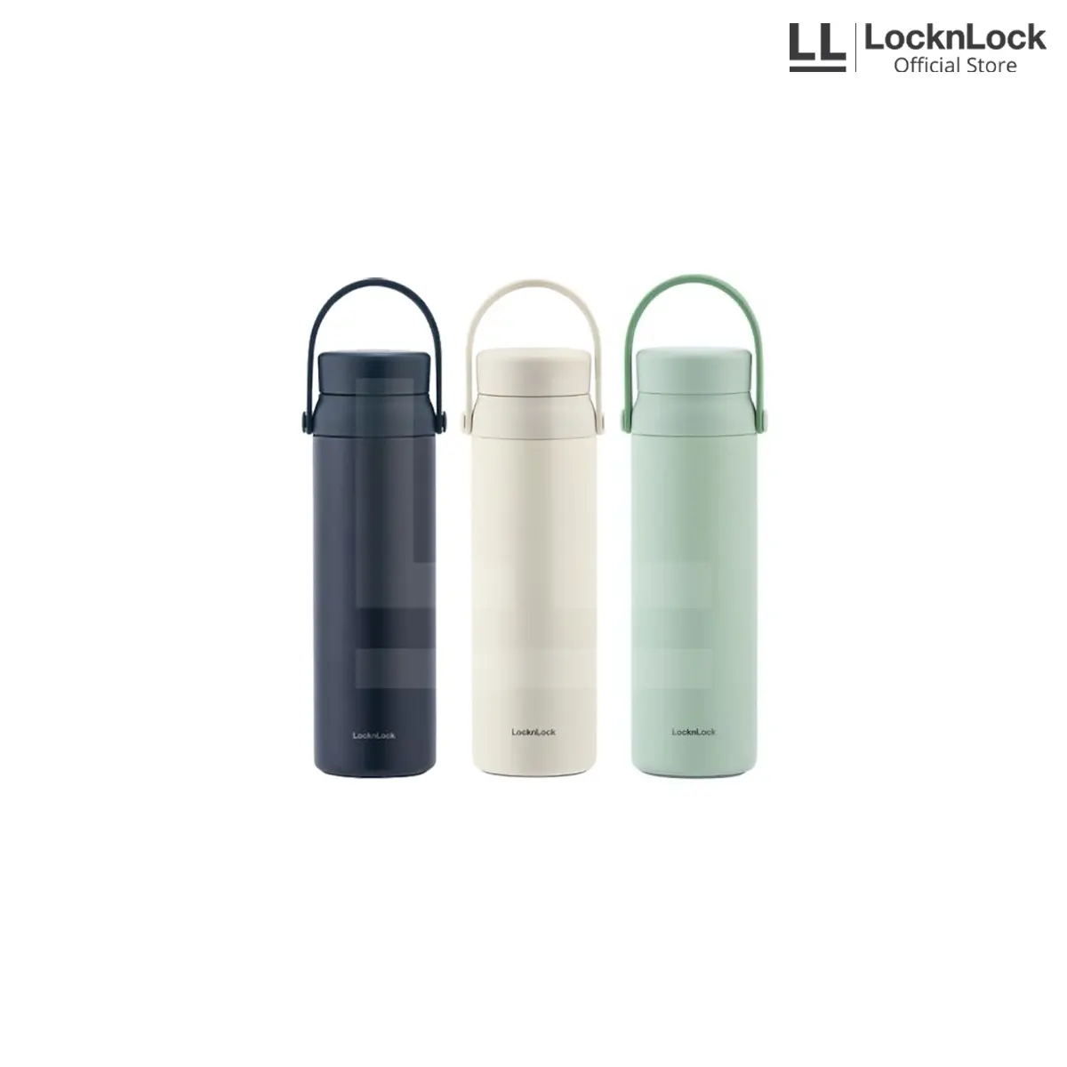 LocknLock Wanna Be Screw Tumbler Carry Handle 450ml LHC4246 Stainless
