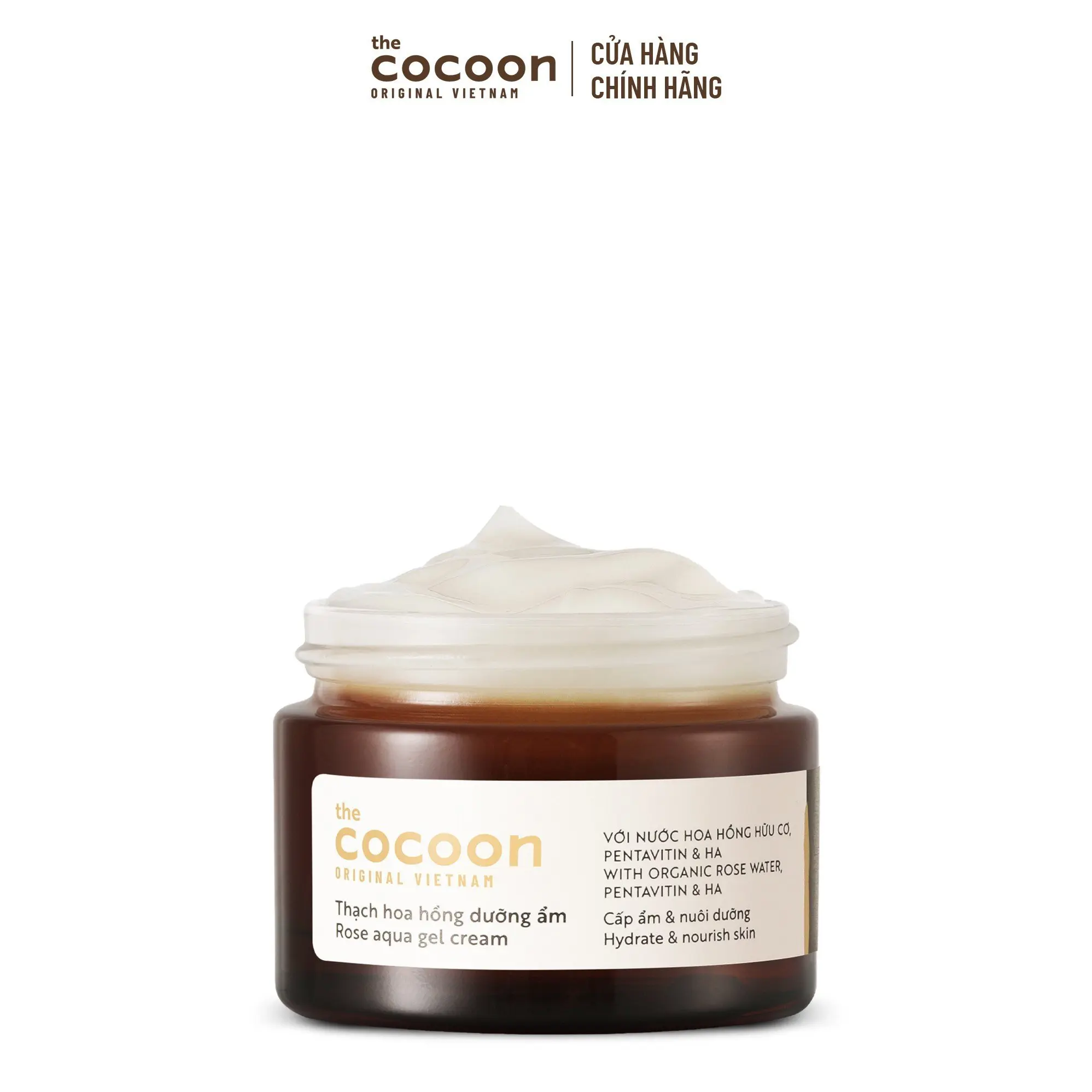 Ảnh đại diện Thạch hoa hồng dưỡng ẩm (kem dưỡng ẩm) Cocoon cấp ẩm & nuôi dưỡng 30ml