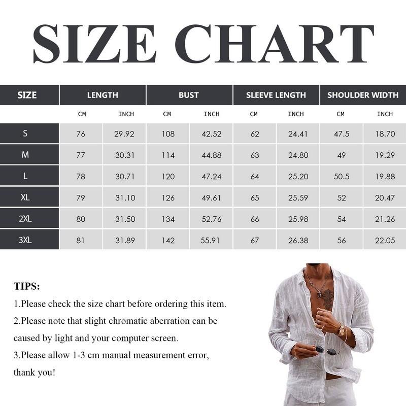 Product Introduction of Men Plain Cotton And Linen-Blend Loose Lapels Long-Sleeved Casual Cardigan Beach Shirt 1