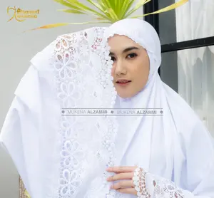 MUKENA KATUN PUTIH BERSIH AISYAH daily sesuai gambar