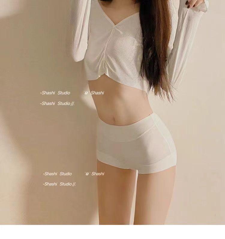 Product Introduction of Đồ Lót Nữ, Cotton Nguyên Chất, Kháng Khuẩn, Cotton Đầy Đủ, Đáy Quần Graphene, Cạp Cao Vừa, Thoáng Khí, Ngoại Cỡ, Bó Eo, Quần Boxer Ôm Hông Women 27