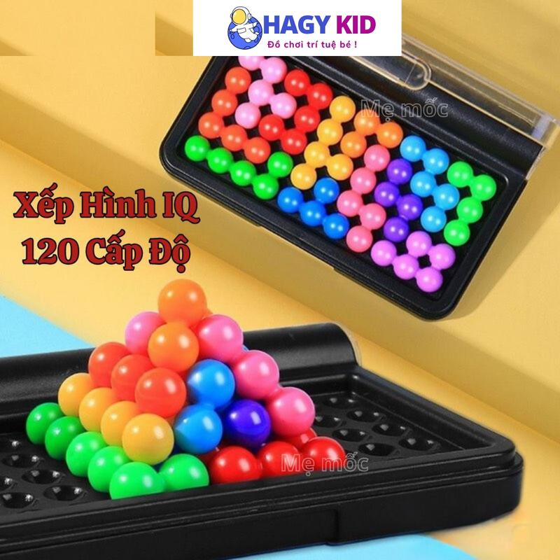 Đồ Chơi Trí Tuệ Thử Thách Trí Thông Minh IQ Puz,zler Game 120 Cấp Độ Hagykid…