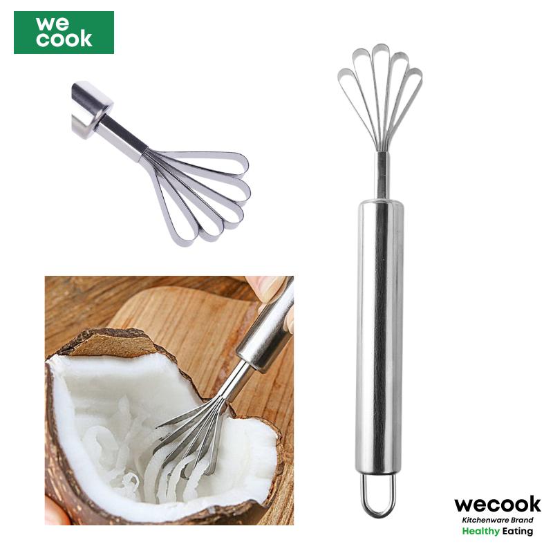  Dụng cụ nạo dừa bào sợi củ quả đánh vảy cá đa năng WECOOK chất liệu Inox sáng bóng bền đẹp  SC04  