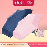 Gambar Deli Spanspace Payung Anti UV Mini / Umbrella Diameter 1 Meter VS4076 Waterproof - putih dari Deli.Indonesia Kota Surabaya 1 Tokopedia