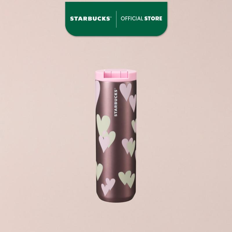 Bình Starbucks Giữ Nhiệt 16Oz (473ml) SS FY24 VDAY HEARTS