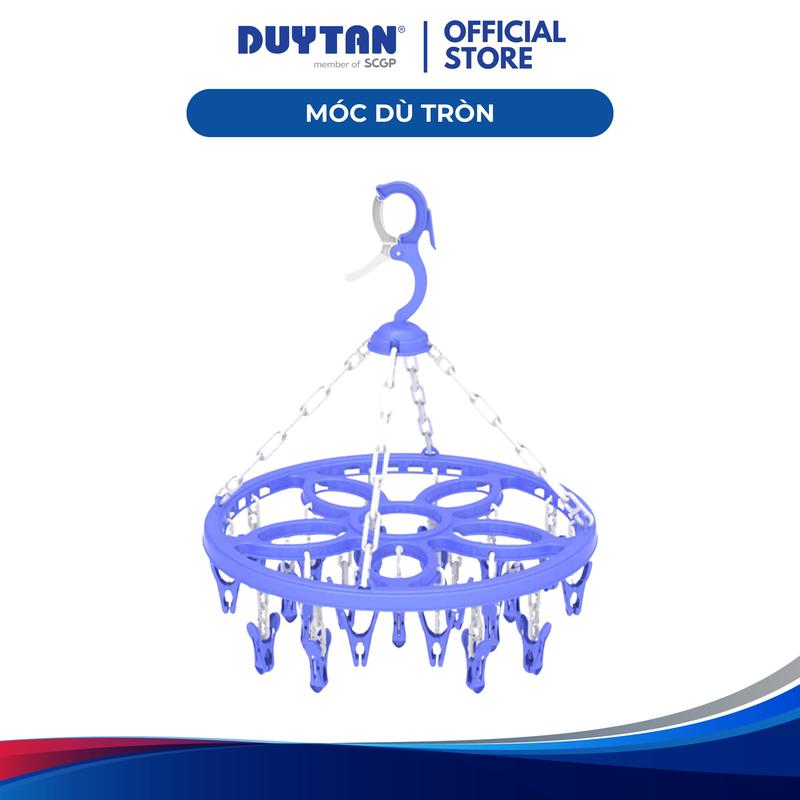 Móc dù tròn 25 kẹp nhựa Duy Tân Treo Quần Áo