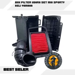 BOX FILTER UDARA SET MIO SPORTY ASLI YAMAHA Mesin Motor