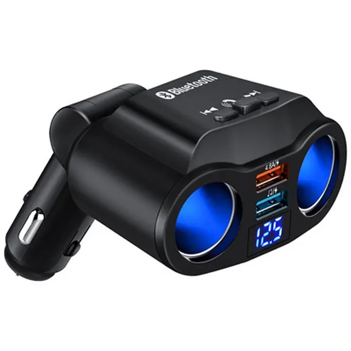 Tẩu Sạc 2 Cổng USB Tích Hợp Máy Nghe Nhạc Mp3 Bluetooth 5.0 FM Rảnh Tay Chuyên Dụng Cho Xe Hơi 2