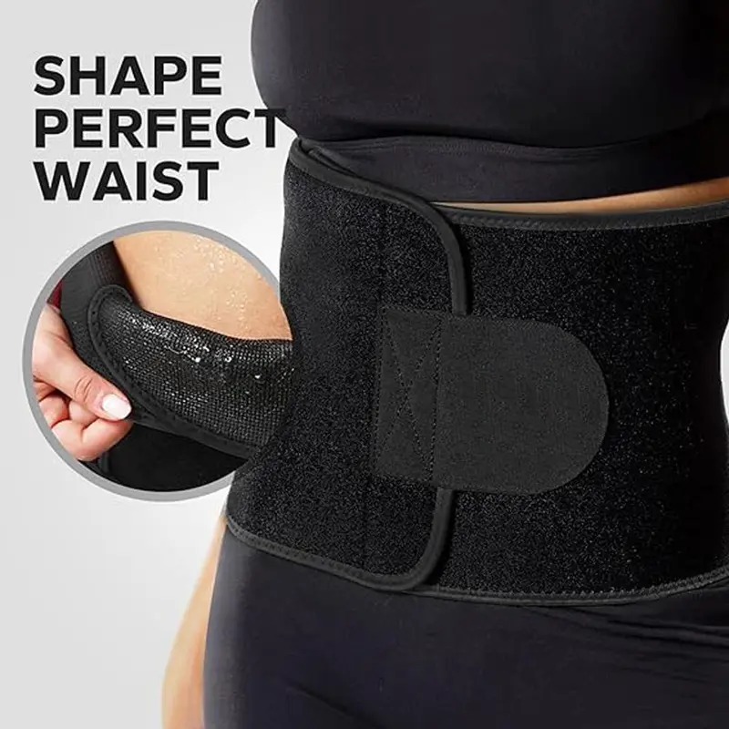 Waist Trimmer Belt, Adjustable Compression Waist Support Belt, Breathable Waist Trainer for Men & Women, Sports Protective Gear for Gym & High-intensity Training,  Fathers Day Gift 4