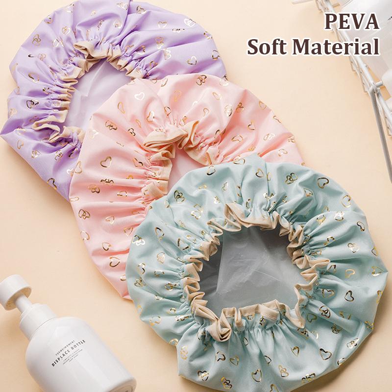 Product Introduction of หมวกอาบน้ำ กันน้ำ สองชั้น ยืดหยุ่น สำหรับผู้หญิง เหมาะสำหรับห้องครัวและห้องน้ำ หมวกแชมพู หมวกอาบน้ำ อุปกรณ์สำหรับผู้หญิง 19