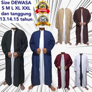 JUBAH LUARAN ANAK TANGGUNG  PRIA jubah gamis luaran gamis laki laki luaran gamis pria jubah premium hanya