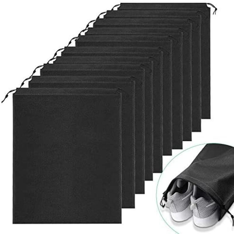 Product Introduction of Túi Giày Dây Rút, 10 Cái, Túi Vải Cầm Tay Túi Sắp Xếp, Túi Đựng Đồ Du Lịch, Cho Giày, Bốt, Tất Cao Gót, Tiết Kiệm Không Gian 0