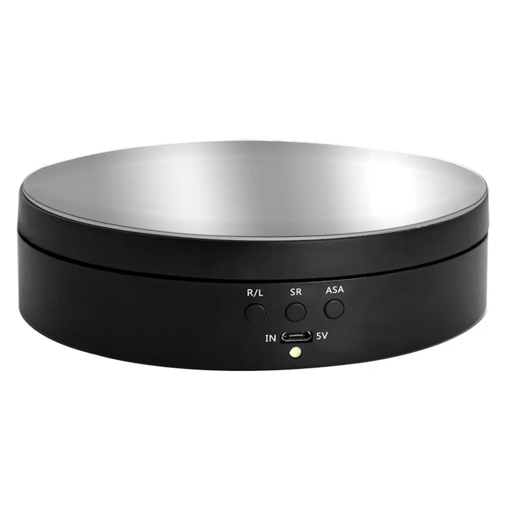 ✪ Rotating Display Stand Battery Powered Turntable Display Stand for Watch Product Box Organiser