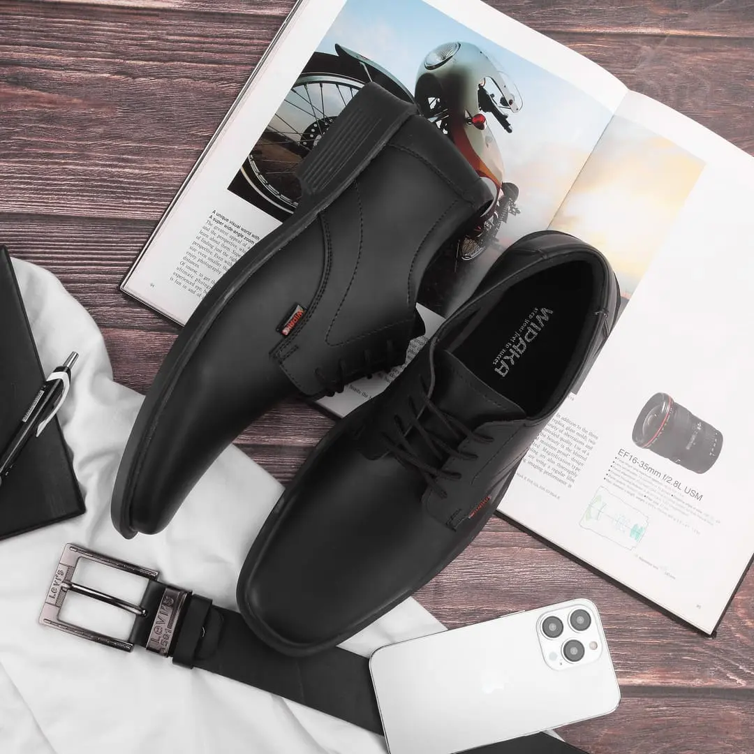 Sepatu Pria Pantofel Formal Oxford Wipaka Bige SIze 44/45/46/47 Sepatu Kulit Hitam