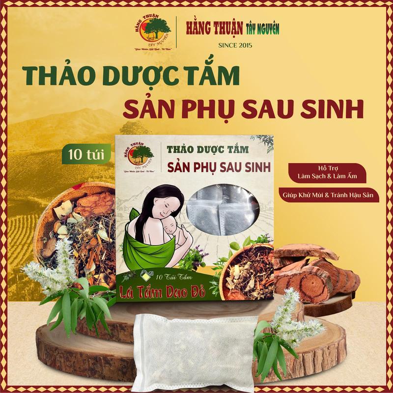 Lá Tắm Sản Phụ Dạng Túi Lọc Hằng Thuận Tây Nguyên, Trọn Bộ Ở Cữ Sau Sinh, Chăm Sóc Sau Sinh