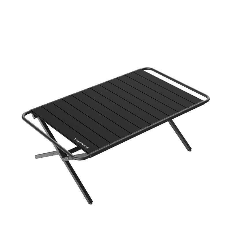 YUANTOOSE Folding Camping Table Aluminum Roll-up Table Portable Picnic Table for Outdoor Camping Picnic BBQ Beach Backyard foldable  chair 0