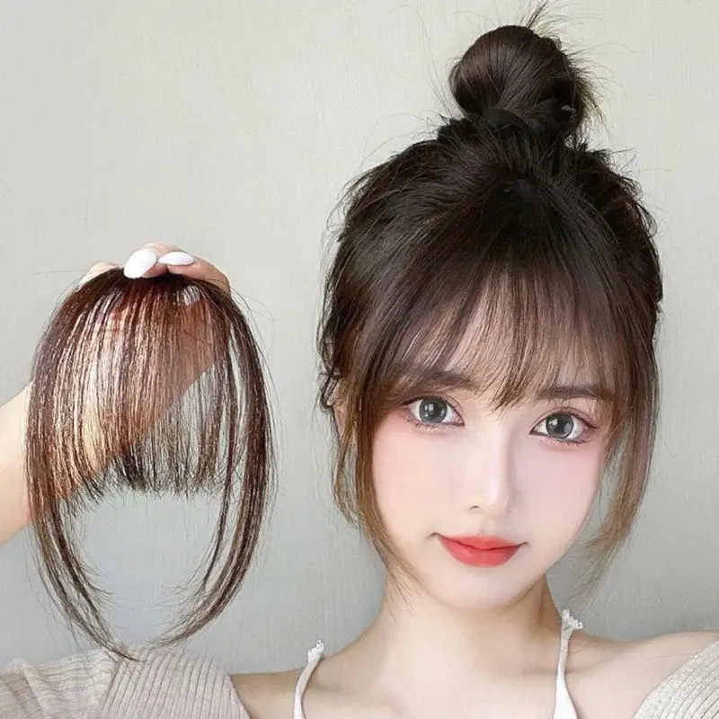 Mái thưa 2 ria được làm từ tóc thật