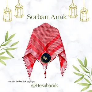 Sorban anak bentuk segitiga