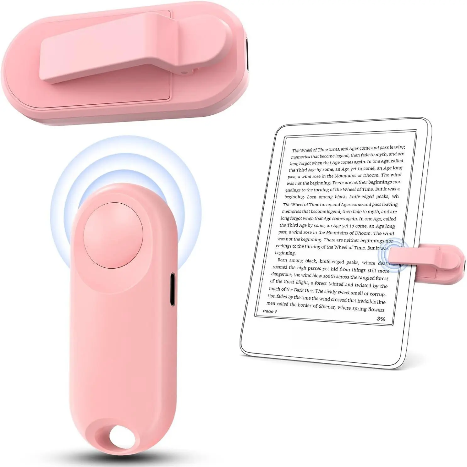 Page Turner for Kindle Remote Control, Remote Control Page Turner for Kindle Paperwhite Accessories, Reading Novels Kindle Accessories, Phone Accessories, Gift for Boyfriend
