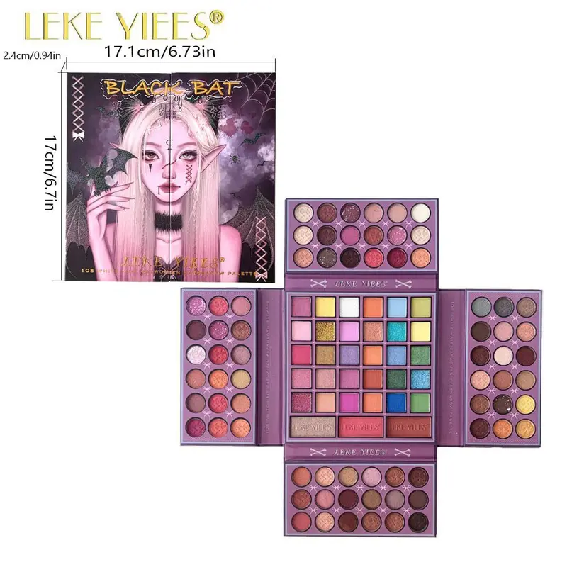105 Color Eyeshadow Palettes, Long Lasting Shimmering & Matte Eye Shadow Makeup Palette, High Pigmented Eyeshadow Powder 1