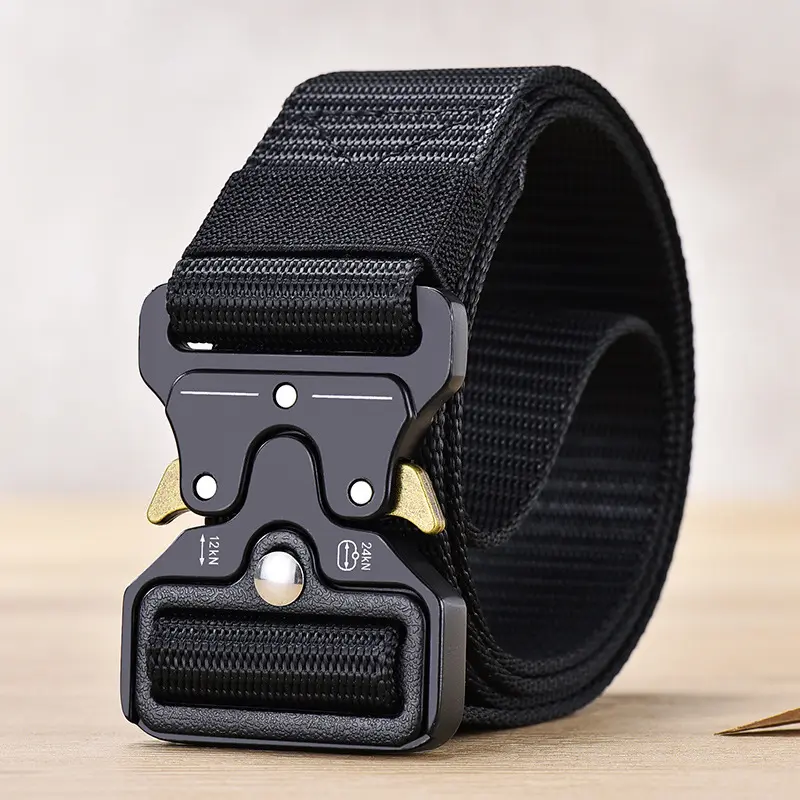 Thắt Lưng Chiến Thuật, Chất Liệu Nylon Quân Đội, Dành Cho Nam Và Nữ, Unisex, Khóa Tháo Nhanh Từ Tính, Thích Hợp Để Tập Luyện Ngoài Trời Quân Đội, Dây Đeo Thắt Lưng, Làm Bằng Nylon