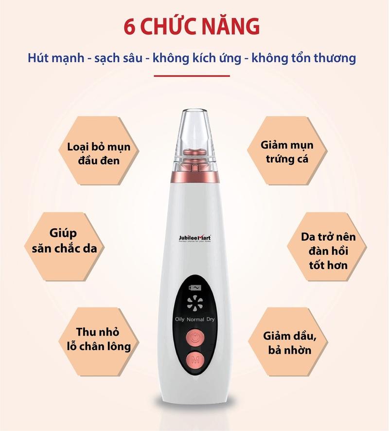 Product Introduction of Máy Hút Mụn Cao Cấp 6 Đầu Thay Thế 2