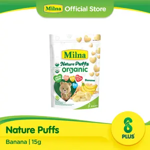 Milna Nature Puff Organic Banana 15 G