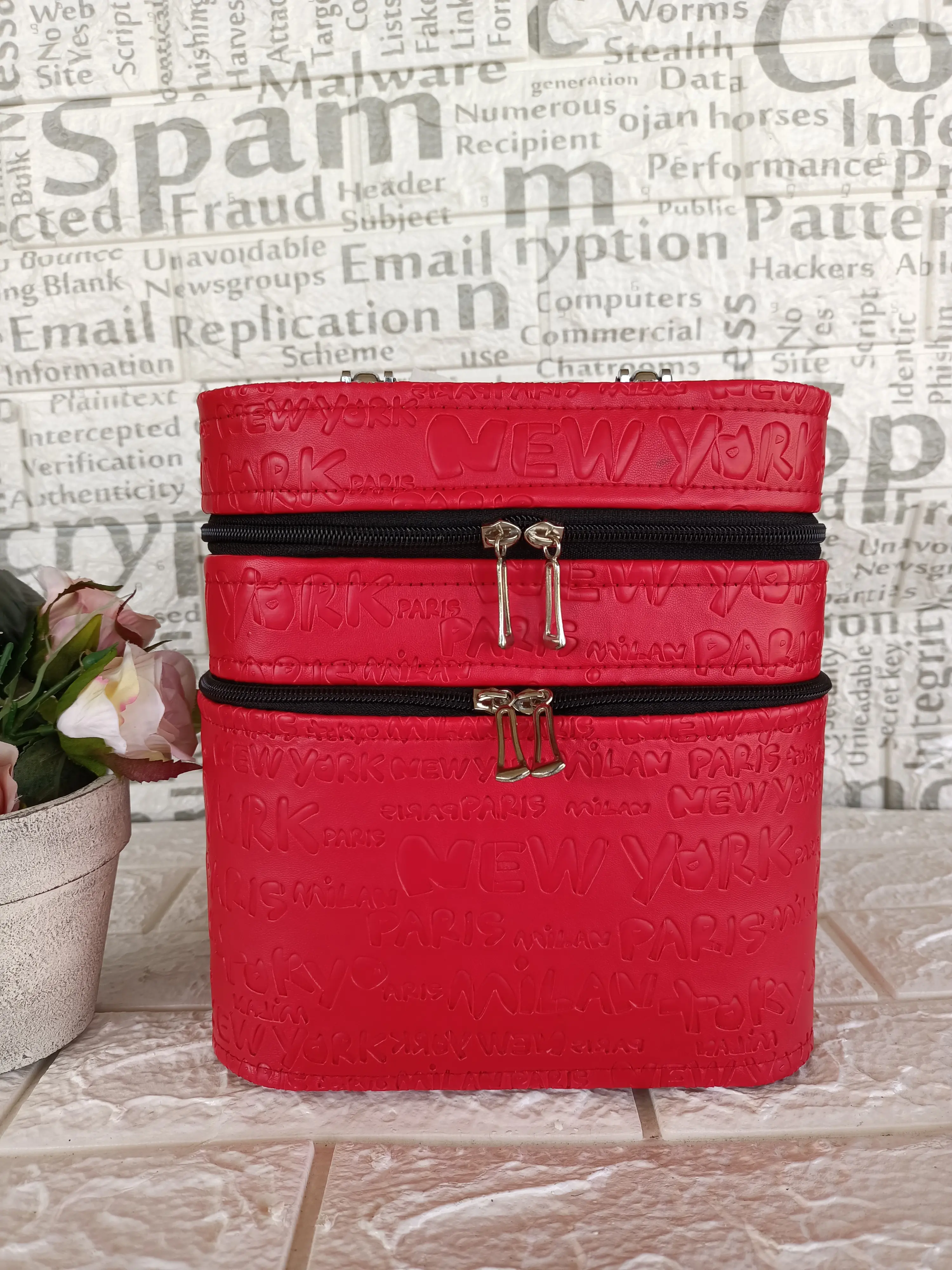 Termurah Pouch makeup susun/ tas kosmetik/ makeup box