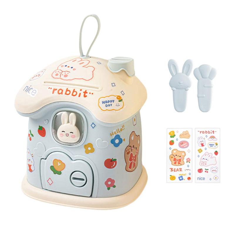 Product Introduction of Cute Cartoon Small House Money Bank Children's Gift Jar Savings B2D1 25