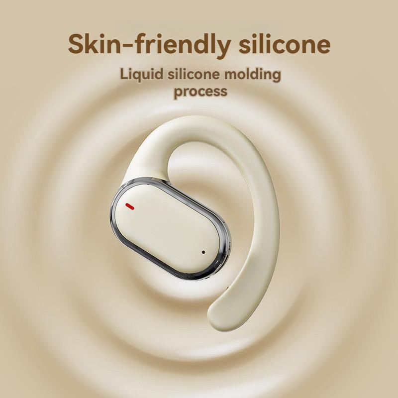 Wireless Bone Conduction Headset, Ear Hook Design Earphone with Digital Display, Noise Cancelling Headset for Sports Running 6