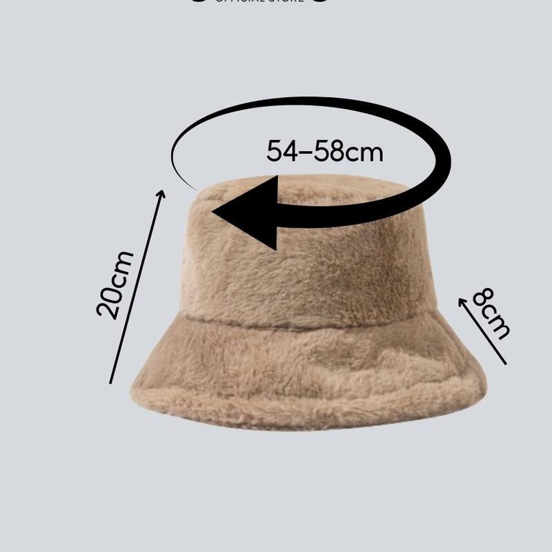  Mũ Bucket Len Lông Mịn Trơn JML06 Jussy Official Nón Tai Bèo Lông Cừu Hot Trend Phong Cách Hàn Quốc Dễ Thương Hat Women Cap 
