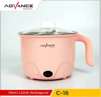 Advance Panci Listrik Multifungsi 1.5L Panci Kukusan Steamer Jumbo Panci Eletrik  C-16【Garansi 1 Tahun】 2