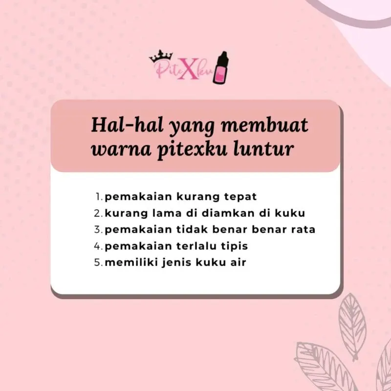 PITEXKU NAIL HENNA / KUTEK HALAL / KUTEK PITEXKU / PITEXKU SAH SHOLAT 8