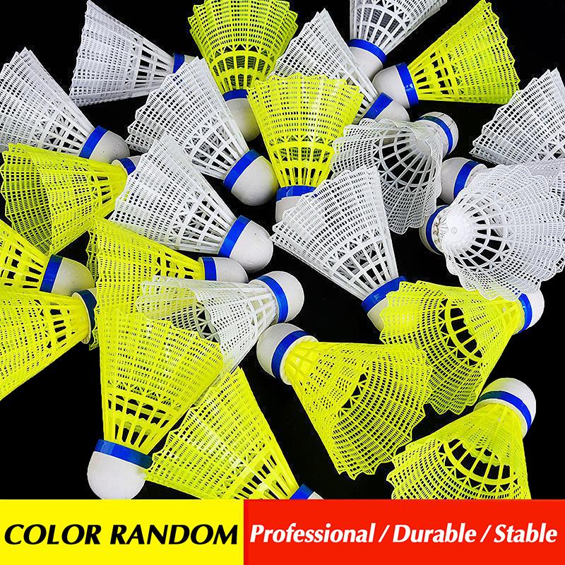 Product Introduction of Quả Cầu Lông Bằng Nhựa, 1 Cái, Bền, Màu Vàng Và Trắng, Cho Học Sinh, Nylon 17