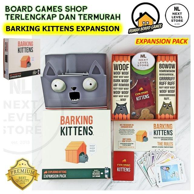 Promo Exploding Kittens : Barking Kittens Board Game EXPANSION Kitten ...
