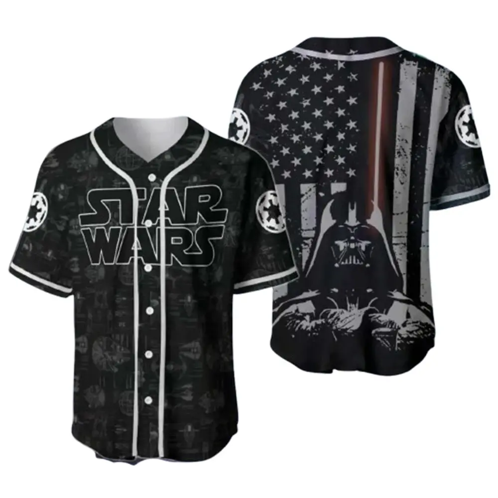 Star Wars Baseball Jersey, D4rth Vader Jersey Shirt, Galaxy's Edge Baseball Jersey, Shirt Gifts For Fans