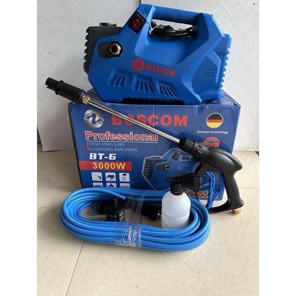 máy rửa xe mini máy rửa xe gia đình BOSCOM 3000w động cơ dây đồng Lau Xe