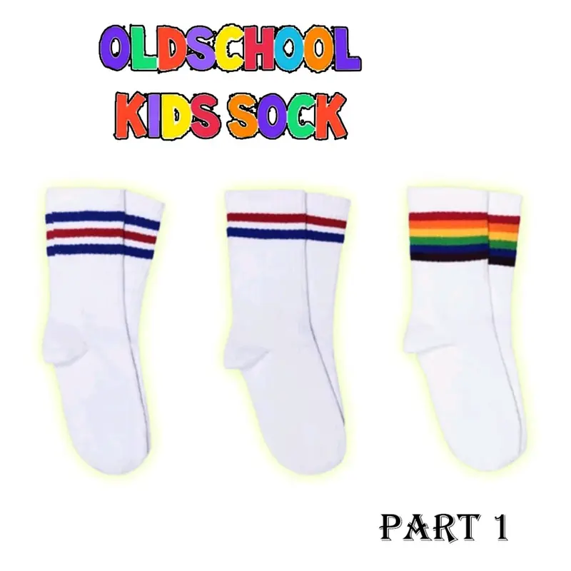 kaos kaki anak oldschool Katun 0