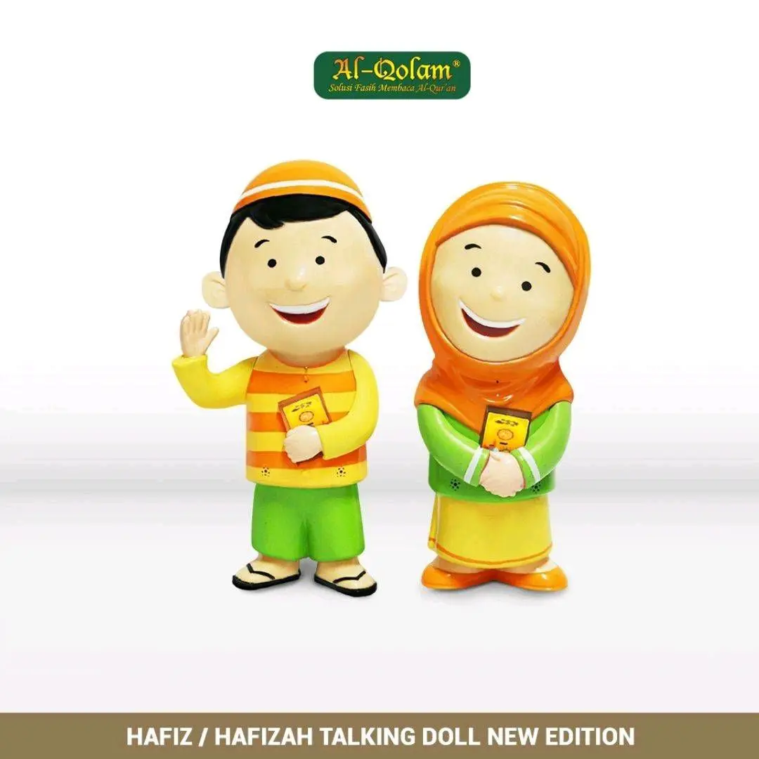 Boneka Hafiz Hafizah Talking Doll Versi 4 Al Qolam Boneka Edukasi Pintar Mengaji Kado Hadiah Anak Original Garansi Resmi 1 Tahun Permainan Games Toy Plastik