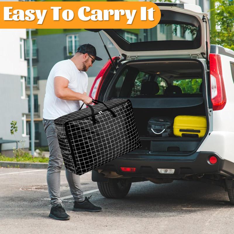 Product Introduction of 105L Laundry Bag with Handles, 1 Count Blankets Storage Bag with Zipper for Moving House, Extra Large Storage Bag for Home Dormitory Office, Organiser 3