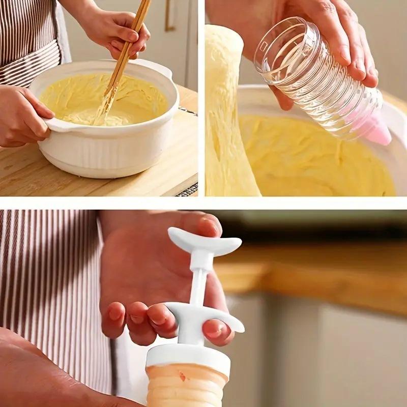 Product Introduction of New 8 Pipe Nozzles with Syringe Plastic Cream Baking Nozzle Dispenser Icing Pastry Cream Tips Pastry Tube Decoration Tool 4