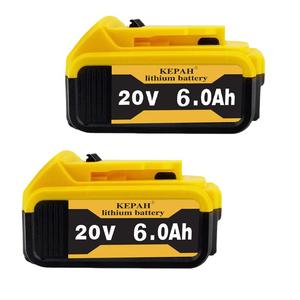 20V 6.0Ah Replacement Lithium Battery, Rechargeable Power Tool Battery, Power Tool Accessories for Dewalt 20V Lithium Battery DCB200 DCB203 DCB204 DCB205 MAX DCD/DCF/DCG/DCS Series