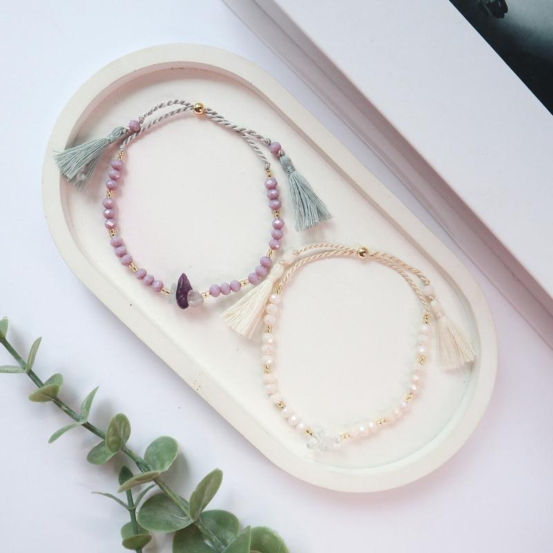 Tamana Bracelet / Gelang Batu Alam / Gelang Tali / Gelang Wanita / Gelang Tipis 1